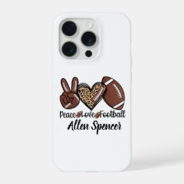 Vrede, Liefde, Voetbal iPhone 15 Pro Hoesje