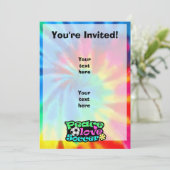 Vrede, liefde, Voetbal; Retro Kaart (Staand voorkant)