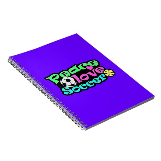 Vrede, liefde, Voetbal; Retro Notitieboek (Rechterzijde)