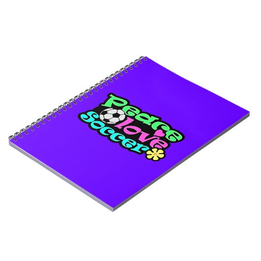 Vrede, liefde, Voetbal; Retro Notitieboek (Linkerzijde)