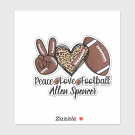 Vrede, Liefde, Voetbal Sticker