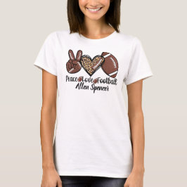 Vrede, Liefde, Voetbal T-shirt