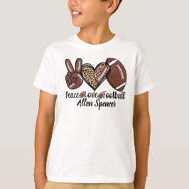 Vrede, Liefde, Voetbal T-shirt
