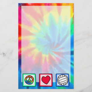 Vrede, liefde, volleybal briefpapier