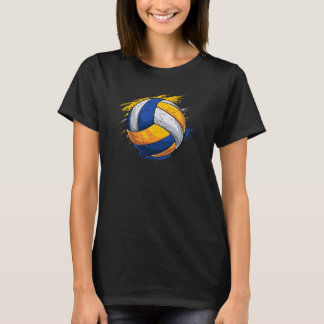 Vrede - Liefde - Volleyball Lovers Netball-spelers T-shirt