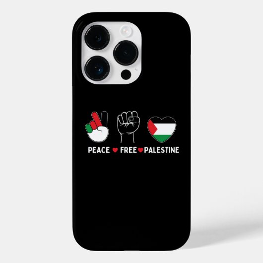 vrede liefde voor palestina-vrijheid voor palestij Case-Mate iPhone case (Achterkant)