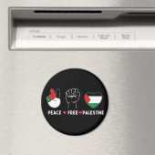 vrede liefde voor palestina-vrijheid voor palestij magneet (Insitu (Vaatwasser))