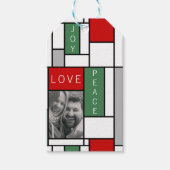 Vrede, liefde, vreugde cadeaulabel (Voorkant)