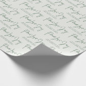 "Vrede Liefde Vreugde" Cadeaupapier (Hoek)