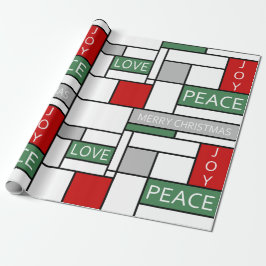 Vrede, liefde, vreugde cadeaupapier