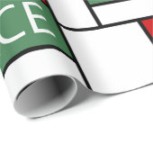 Vrede, liefde, vreugde cadeaupapier (Rol Hoek)