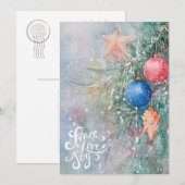 Vrede Liefde Vreugde Feestdagenkaart (Voorkant / Achterkant)