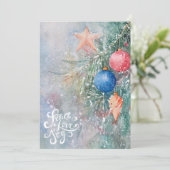Vrede Liefde Vreugde Feestdagenkaart (Staand voorkant)