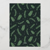 "Vrede Liefde Vreugde" Foto Folie Feestdagenkaart (Achterkant)