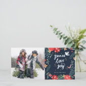 Vrede Liefde Vreugde | Foto Kerstkaart (Staand voorkant)