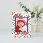 Vrede Liefde Vreugde | Foto Kerstkaart Feestdagenkaart (Staand voorkant)