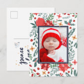 Vrede Liefde Vreugde | Foto Kerstkaart Feestdagenkaart (Voorkant / Achterkant)