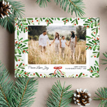 Vrede Liefde Vreugde, Kerstbessen, Aangepaste foto