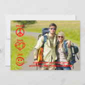 Vrede, liefde, vreugde - kerstkaart (Voorkant)