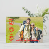 Vrede, liefde, vreugde - kerstkaart (Staand voorkant)