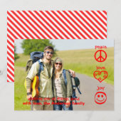 Vrede, liefde, vreugde - kerstkaart (Voorkant / Achterkant)