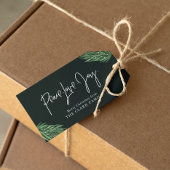 "Vrede Liefde Vreugde" Kerstmis Cadeaulabel