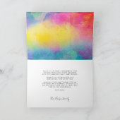 Vrede Liefde Vreugde Modern Inspirerend Foto Feestdagen Kaart (Binnen)