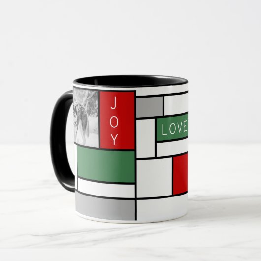 Vrede, liefde, vreugde mok (Voorkant links)