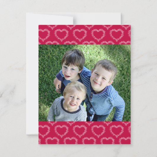 Vrede, liefde vreugde rode mistletoe hart kerst (Achterkant)