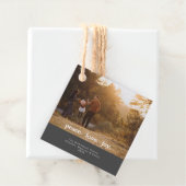 Vrede Liefde Vreugde Vakantie Kerstmis Familie Fot Bedankjes Labels (In situ)