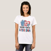 Vrede liefde & vrijheid t-shirt (Voorkant volledig)
