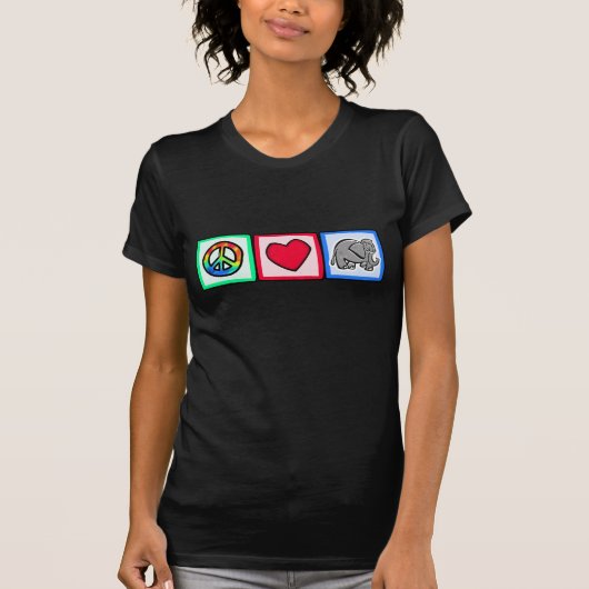 Vrede, liefde, weeshuizen t-shirt (Voorkant)