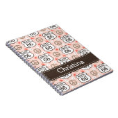 Vrede Liefde Wegreis Spiraal Notebook Journaal Notitieboek (Rechterzijde)