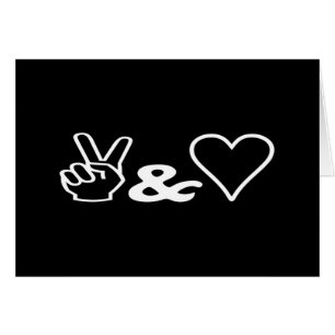 Vrede & Liefde Wenskaart