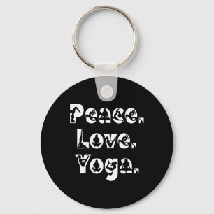 Vrede Liefde Yoga Mindfulness Zen Meditatie Yogi S Sleutelhanger