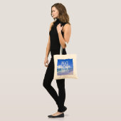 Vrede, Liefde, Zandige Voeten Tote Bag (Voorkant (model))