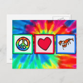 Vrede, Liefde, Zeekreeften Briefkaart (Voorkant / Achterkant)