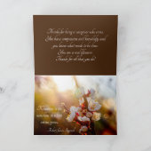 Vrede, liefde, zonneschijn en vele Bedankt (Binnen)