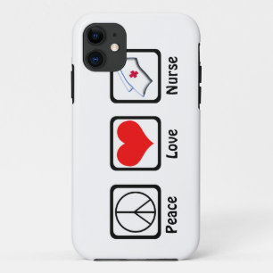 Vrede, liefde, zure symbolen Case-Mate iPhone case