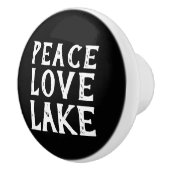 VREDE - LIEVER - LATER - LAK | KERAMISCHE KNOP (Rechts)