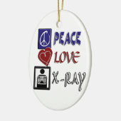 VREDE, LOVE, X-RAY - CHRISTMAS ORNAMENT (Links)