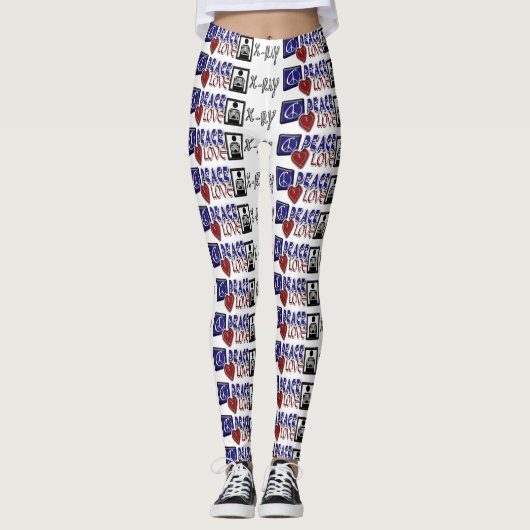 VREDE, LOVE, X-RAY-LEGGINGS LEGGINGS (Voorkant)