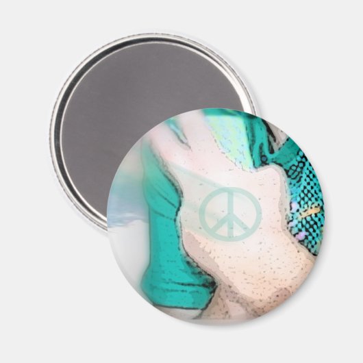 vrede magneet (Voorkant / Achterkant)