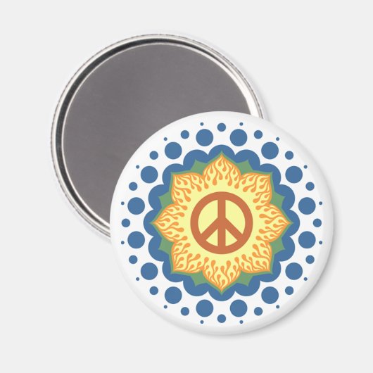 vrede magneet (Voorkant / Achterkant)