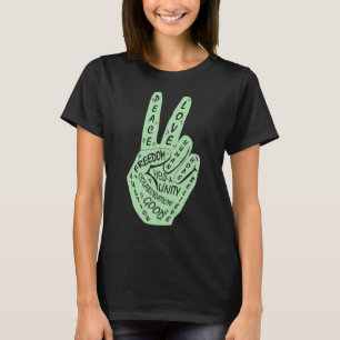 Vrede maken in plaats van oorlogspad 11 t-shirt