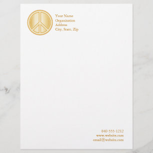 Vrede Mandala Persoonlijk Briefhoofd