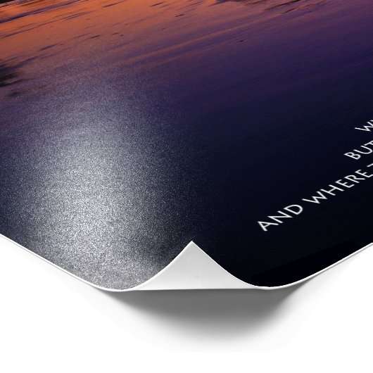 Vrede - Matthew 6: 19-21 Foto Afdruk (Hoek)