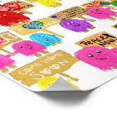 Vrede mensen poster (Hoek)