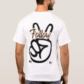 Vrede met allen t-shirt (Achterkant)