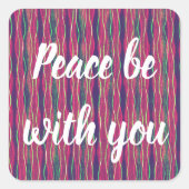 Vrede met je  sticker (Voorkant)